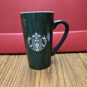Like New Starbucks Red And Green Ceramic Mug.